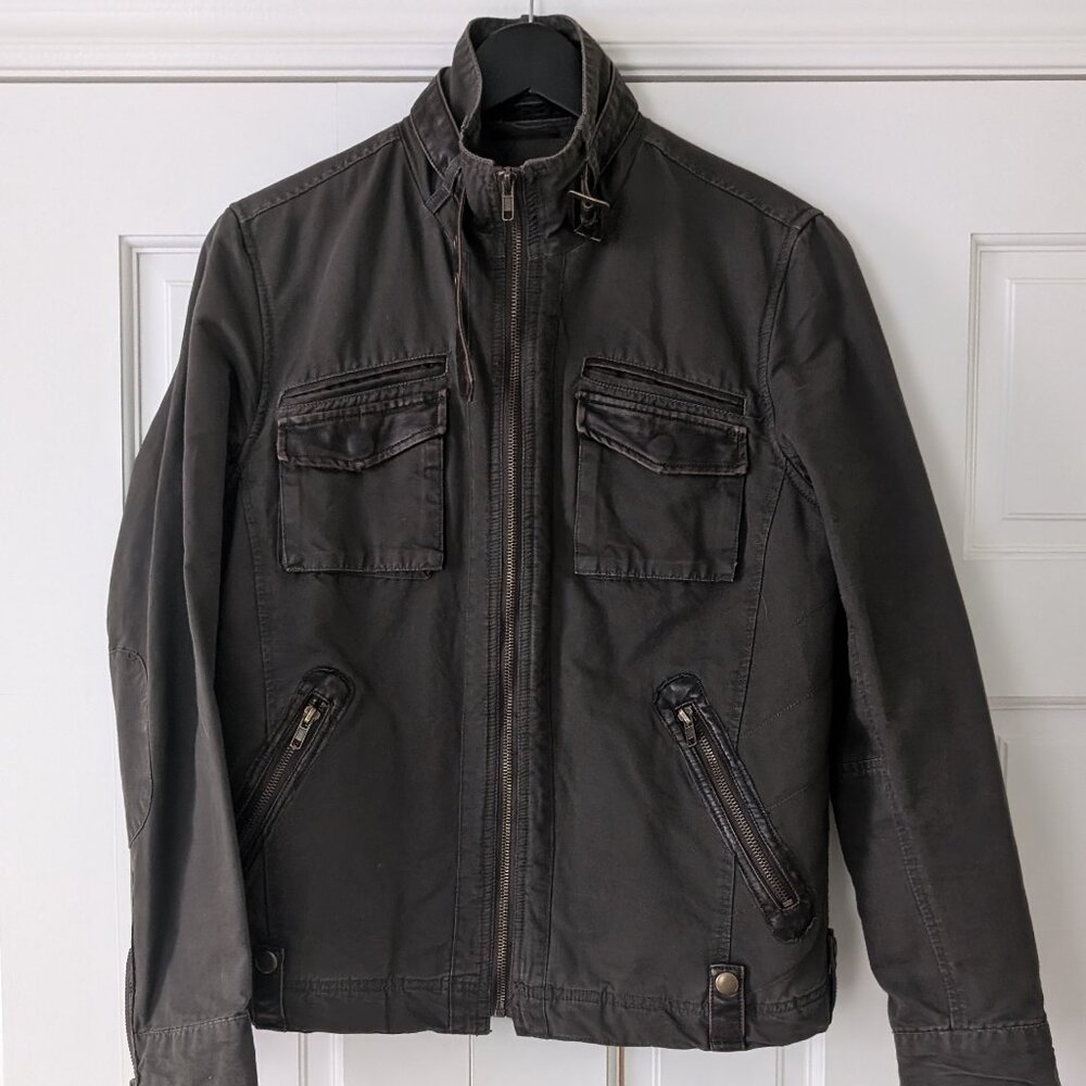 Guess khaki jacket, youth size 16/18